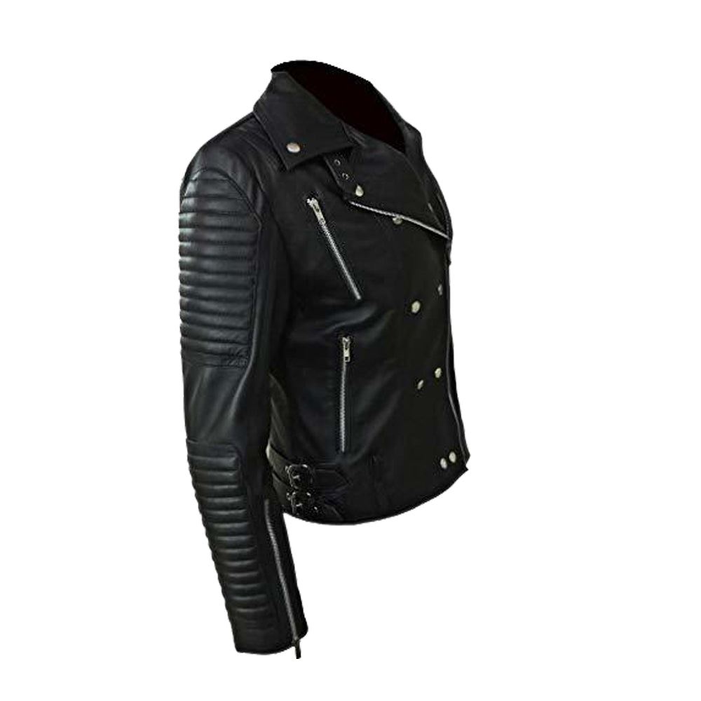 Women Leather Jacket Crushing Tops Clearance Wear 3