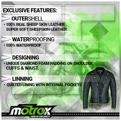 features of brando Leather Jacket