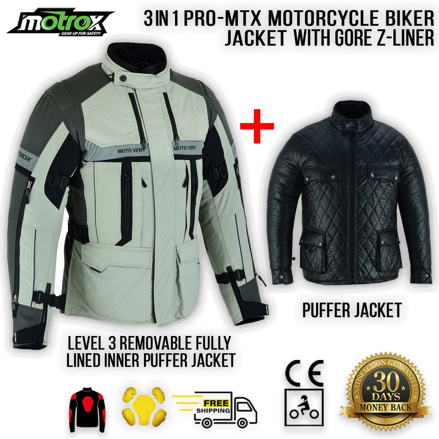 Textile Motorcycle Jacket Thrilling Pro-MTX Racer 3