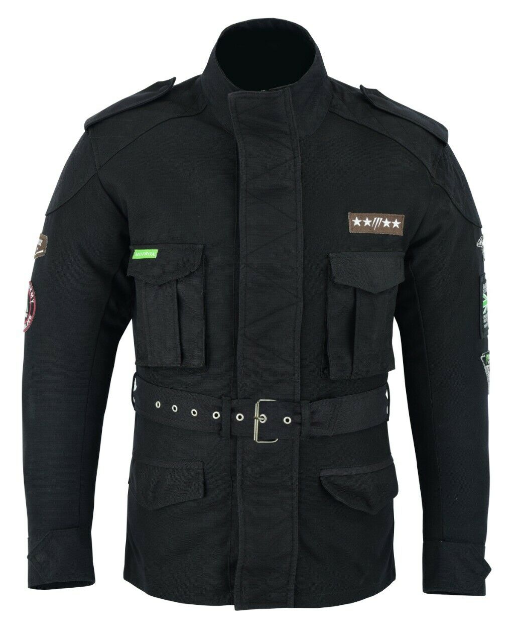 Military Style Denim Jacket for Men Limited Editi0n