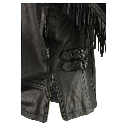 Ladies Leather Jacket Amazing Biker Fashion Wear1.0