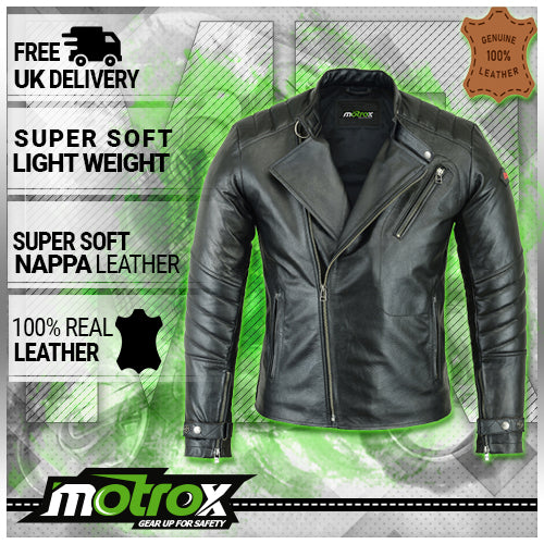 Men Leather black Jacket