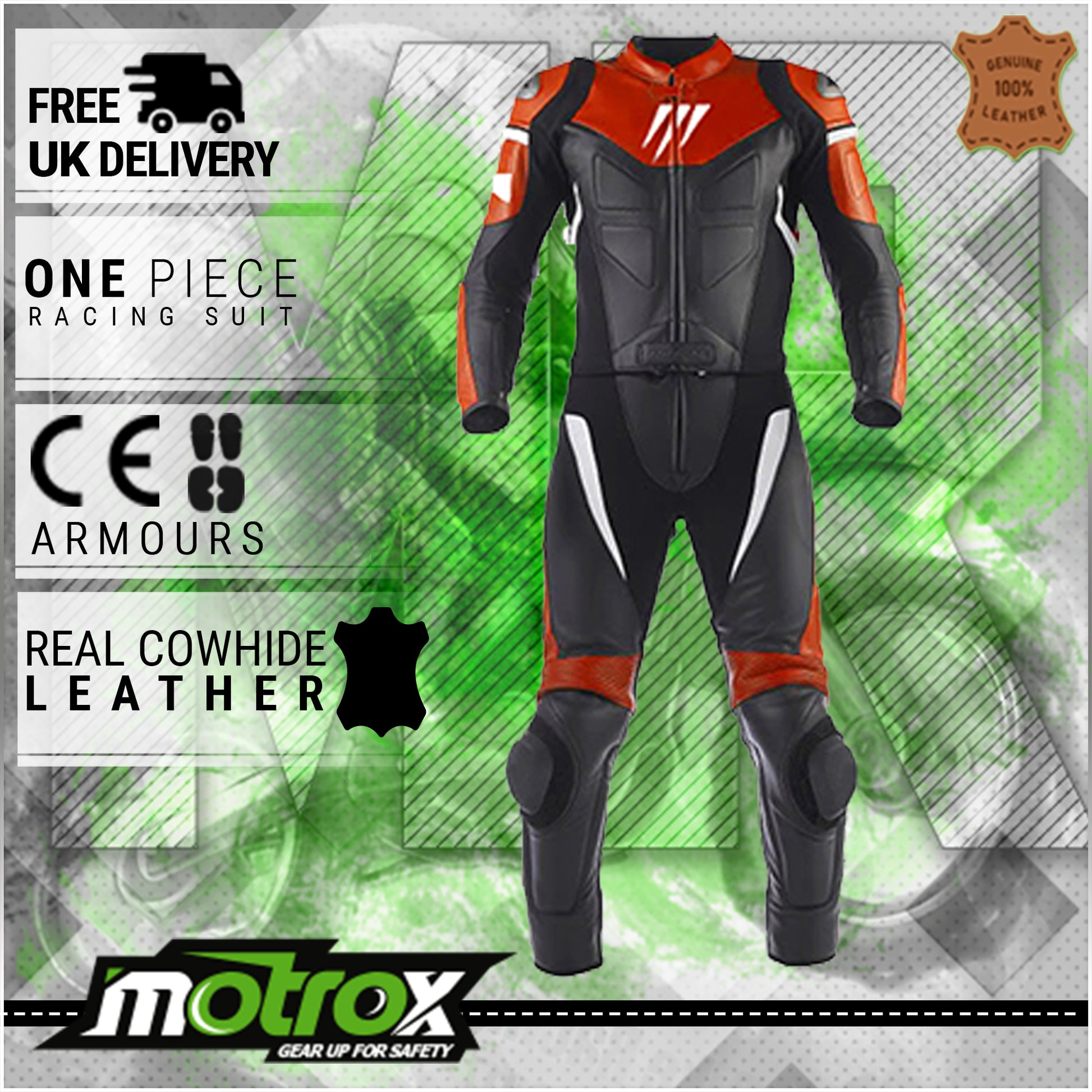 Leather Racing Suit For Men Incredible Race Wear 2