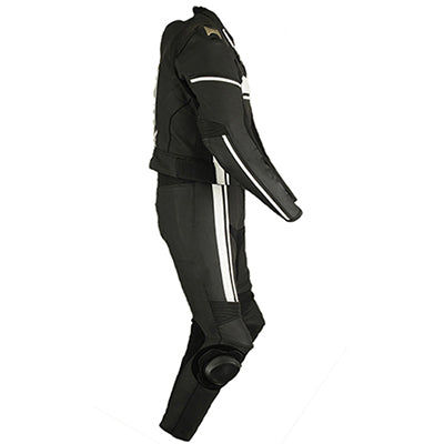 Side view of motorcycle suit