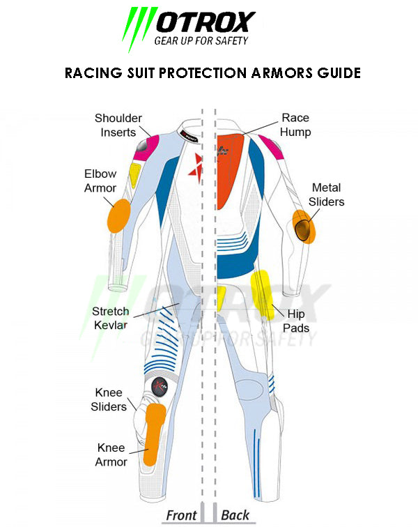 Leather Racing Suit Superior Quantum Racewear 3.0 46 / 56 (2XL)