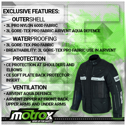 textile motorcycle jacket