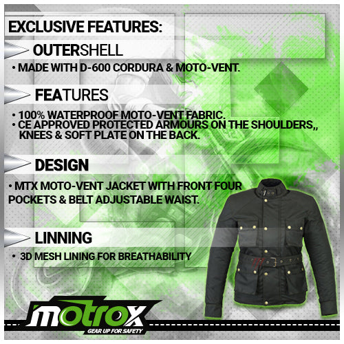 textile biker jacket
