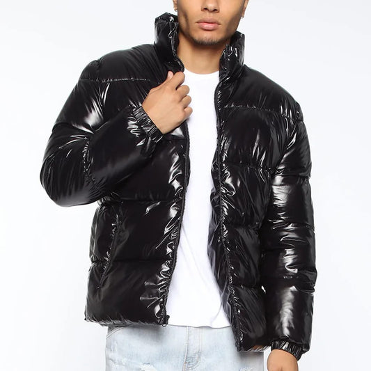 Black Quilted Puffer Jacket/coat for men Adequate For Winter 2024