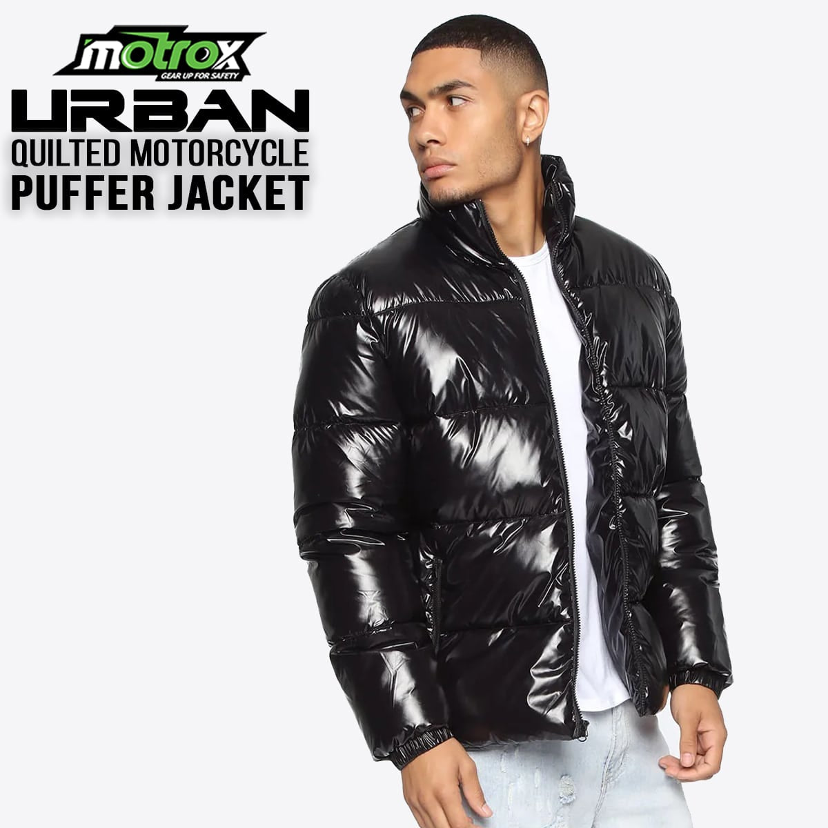 Black Quilted Puffer Jacket Adequate For Winter 2023