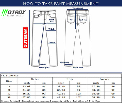 jeans size guide