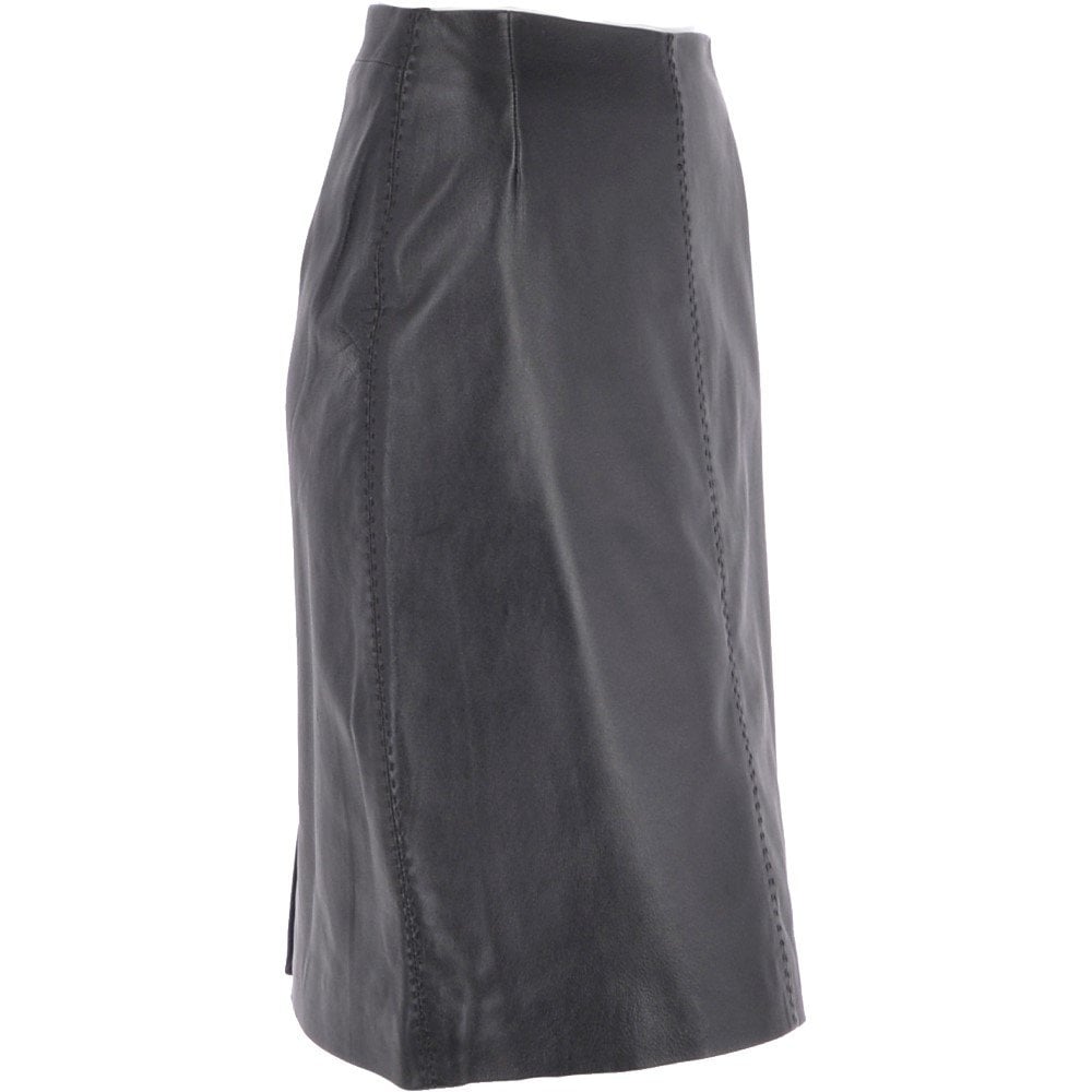 Ladies Leather Skirt Inspiring Pencil Fashion Sty1e